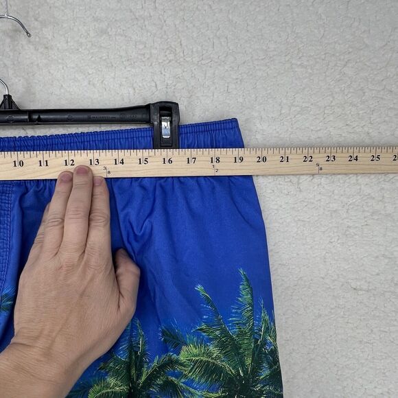 Corona Board Shorts Men's 38 Inseam 9.5" Palm Trees Lined Hawaiian Swim Beer - Picture 7 of 9